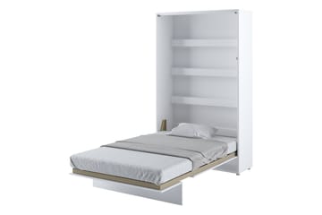 Rauk Foldbar Skabseng 131x228 cm - Hvid - Møbler - Senge - Gæsteseng & ekstraseng - Sengeskab