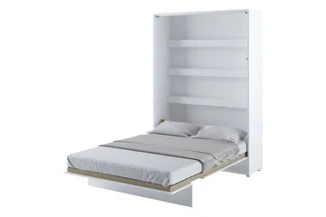 Rauk Foldbar Skabseng 151x228 cm - Hvid - Møbler - Senge - Gæsteseng & ekstraseng - Sengeskab