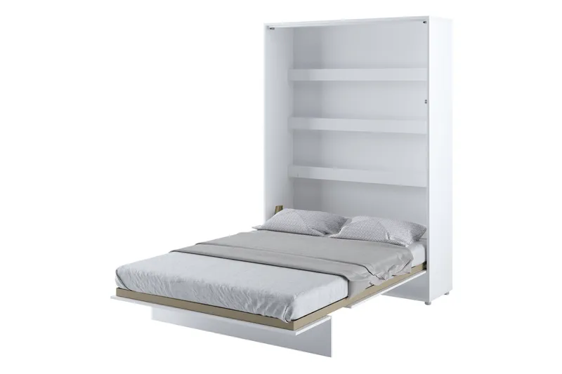 Rauk Foldbar Skabseng 151x228 cm - Hvid - Møbler - Senge - Gæsteseng & ekstraseng - Sengeskab