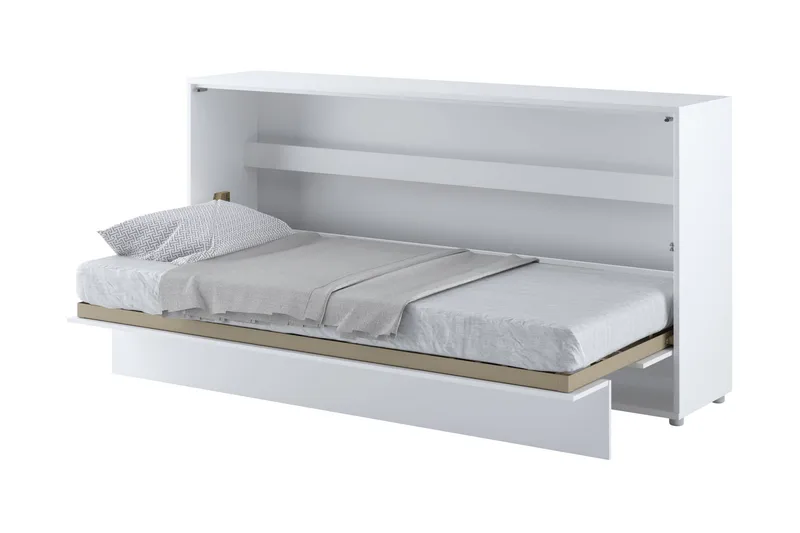 Rauk Sengeskab 211x118 cm - Hvid - Møbler - Senge - Gæsteseng & ekstraseng - Sengeskab