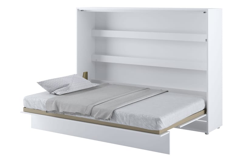 Rauk Sengeskab 211x168 cm - Hvid - M�øbler - Senge - Gæsteseng & ekstraseng - Sengeskab