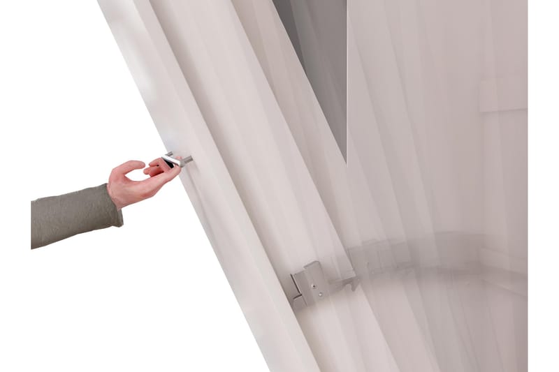 Rauk Sengeskab 215x46 cm - Grå - Møbler - Senge - Gæsteseng & ekstraseng - Sengeskab
