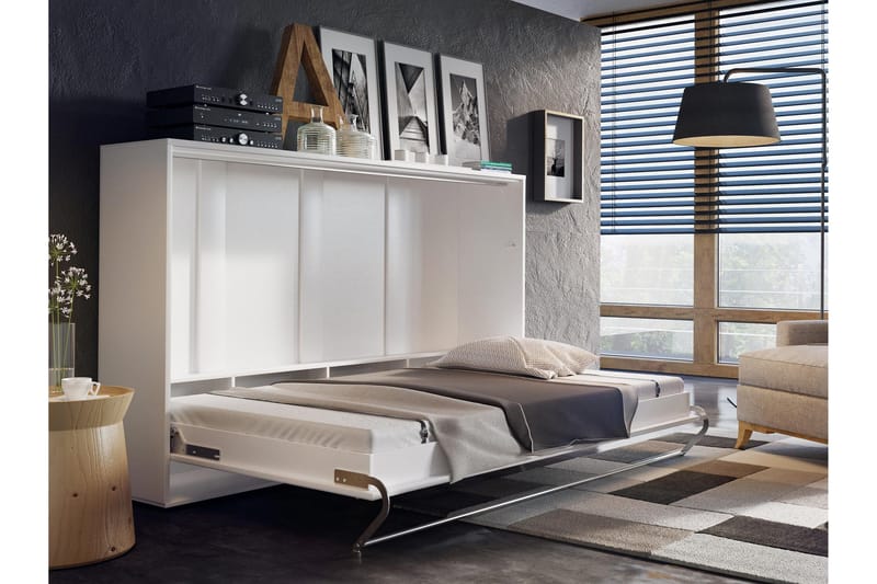 Rauk Sengeskab 215x46 cm - Grå - Møbler - Senge - Gæsteseng & ekstraseng - Sengeskab