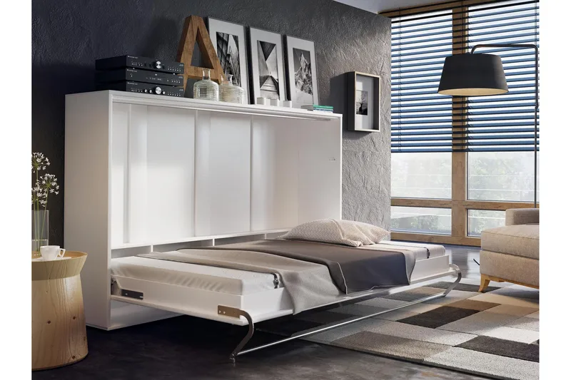 Rauk Sengeskab 215x46 cm - Grå - Møbler - Senge - Gæsteseng & ekstraseng - Sengeskab