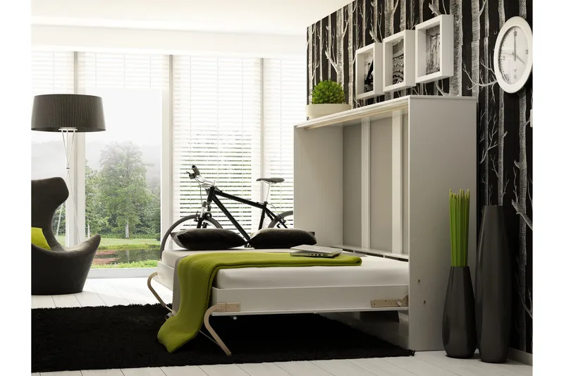 Rauk Sengeskab 215x46 cm - Grå - Møbler - Senge - Gæsteseng & ekstraseng - Sengeskab