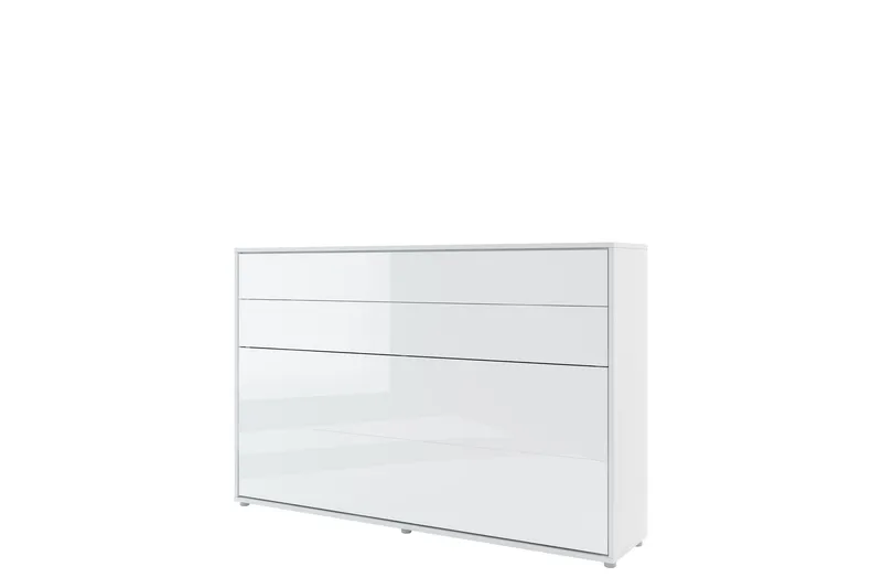 Rauk Skabsseng Foldbar Sengbar 120x200 cm Rektangulær i Malet Træ, Hvid