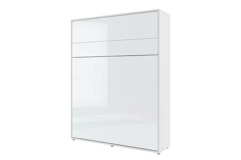 Rauk Skabsseng Foldbar Sengbar 160x200 cm Rektangulær i Malet Træ, Hvid