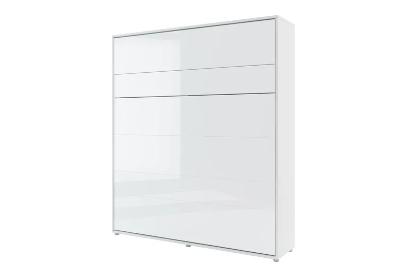 Rauk Skabsseng Foldbar Sengbar 180x200 cm Rektangulær i Malet Træ, Hvid