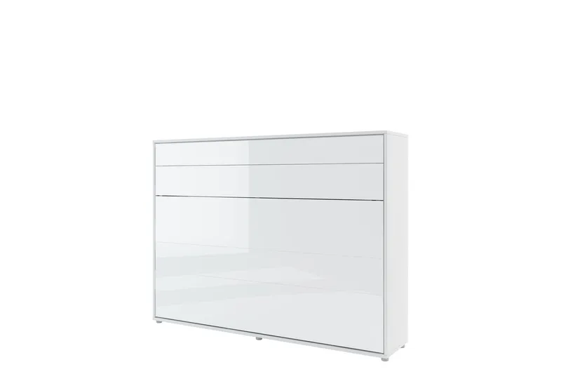 Rauk Skabsseng Foldbar Sengbar 211 cm Rektangulær i Malet Træ, Hvid