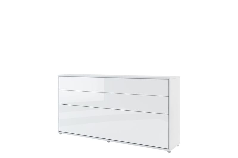 Rauk Skabsseng Foldbar Sengbar 90x200 cm Rektangulær i Malet Træ, Hvid