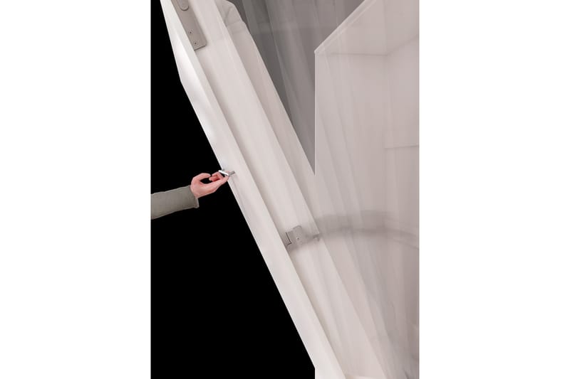 Concept Pro Skabsseng 90x200 cm - Hvid - Sengeskab