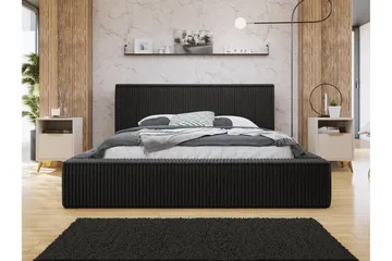 Gadi Sengeramme 160x200 cm - Sort - Møbler - Senge - Sengeramme & sengestel