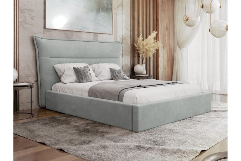 Gare Sengeramme 140x200 cm - Lys grå - Møbler - Senge - Sengeramme & sengestel