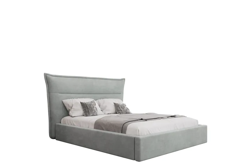 Gare Sengeramme 160x200 cm, Lys grå