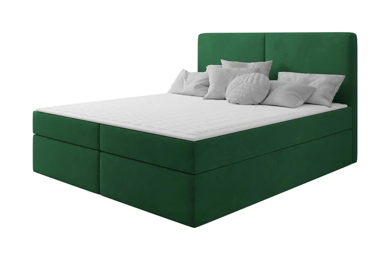 Garris Sengpakke Kontinentalseng 140x200 cm - Grøn - Møbler - Senge - Komplet sengepakke
