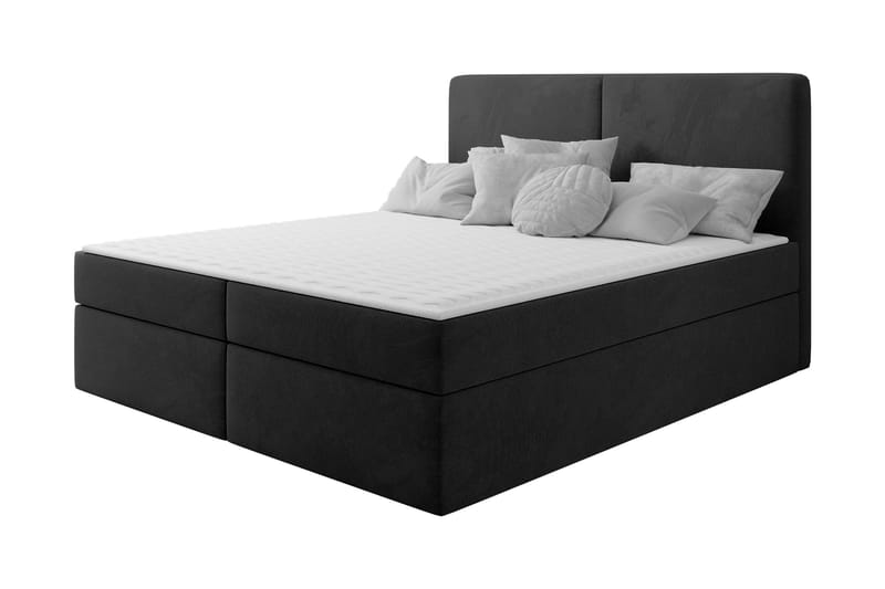 Garris Sengpakke Kontinentalseng 140x200 cm - Sort - Møbler - Senge - Komplet sengepakke