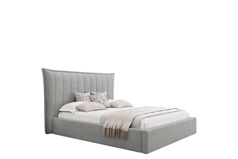 Garson Sengeramme 140x200 cm, Lys grå