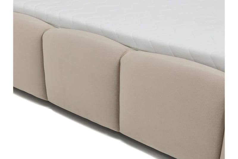 Gioia Sengeramme med Opbevaring 90x200 cm - Beige - Møbler - Senge - Sengeramme & sengestel
