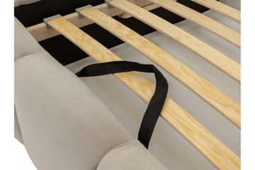 Gioia Sengeramme med Opbevaring 90x200 cm - Beige - Møbler - Senge - Sengeramme & sengestel