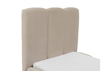 Gioia Sengeramme med Opbevaring 90x200 cm - Beige - Møbler - Senge - Sengeramme & sengestel