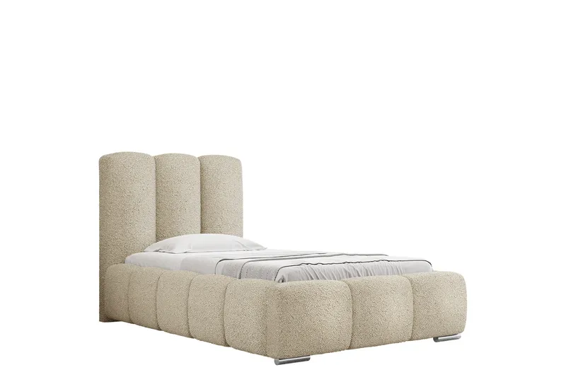 Gioia Sengeramme med Opbevaring 90x200 cm - Beige - Møbler - Senge - Sengeramme & sengestel