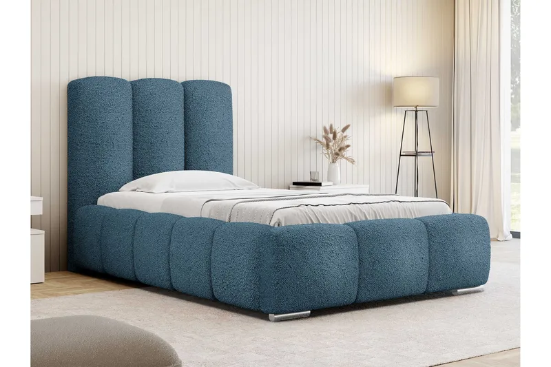 Gioia Sengeramme med Opbevaring 90x200 cm - Blå - Møbler - Senge - Sengeramme & sengestel