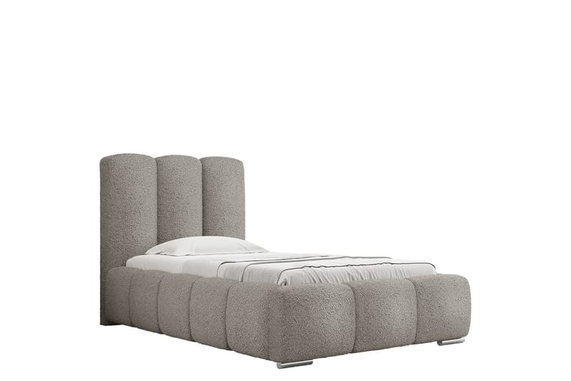 Gioia Sengeramme med Opbevaring 90x200 cm - Grå - Møbler - Senge - Sengeramme & sengestel