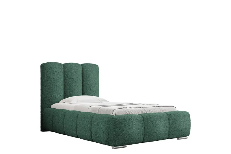 Gioia Sengeramme med Opbevaring 90x200 cm - Grøn - Møbler - Senge - Sengeramme & sengestel