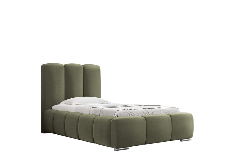 Gioia Sengeramme med Opbevaring 90x200 cm - Grøn - Møbler - Senge - Sengeramme & sengestel