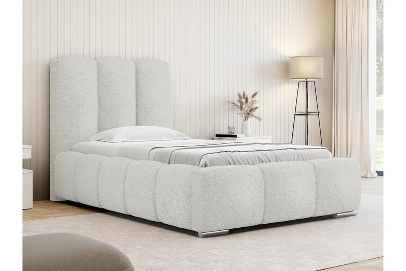 Gioia Sengeramme med Opbevaring 90x200 cm - Hvid - Møbler - Senge - Sengeramme & sengestel