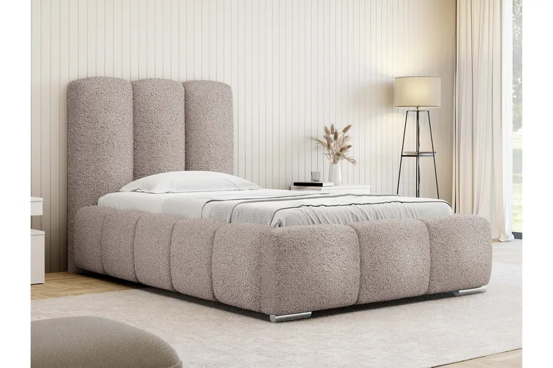 Gioia Sengeramme med Opbevaring 90x200 cm - Rosa - Møbler - Senge - Sengeramme & sengestel