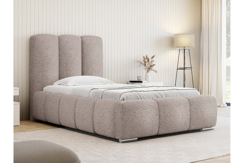 Gioia Sengeramme med Opbevaring 90x200 cm - Rosa - Møbler - Senge - Sengeramme & sengestel