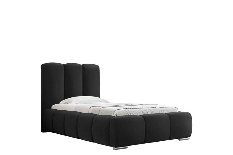 Gioia Sengeramme med Opbevaring 90x200 cm - Sort - Møbler - Senge - Sengeramme & sengestel