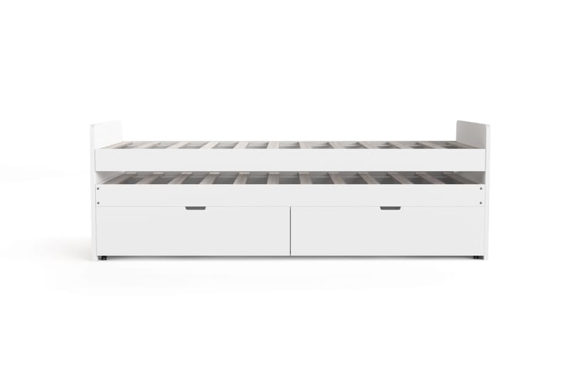 Granvik Sengeramme 90x200 cm med opbevaring, Hvid