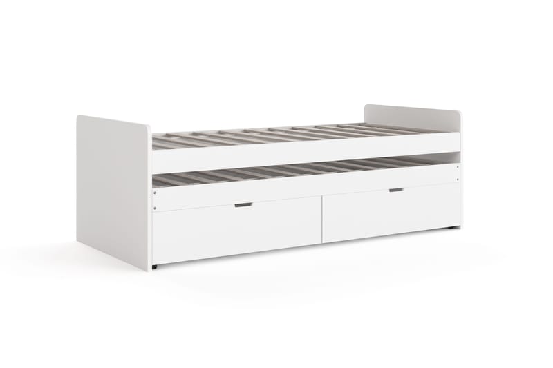 Granvik Sengeramme 90x200 cm udtrækbar med ekstra seng og opbevaring – uden madras - Møbler - Senge - Sengeramme & sengestel