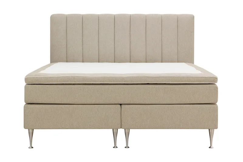 Hilton High Komplet Sengepakke 160x200 cm - Beige - Møbler - Senge - Kontinentalsenge