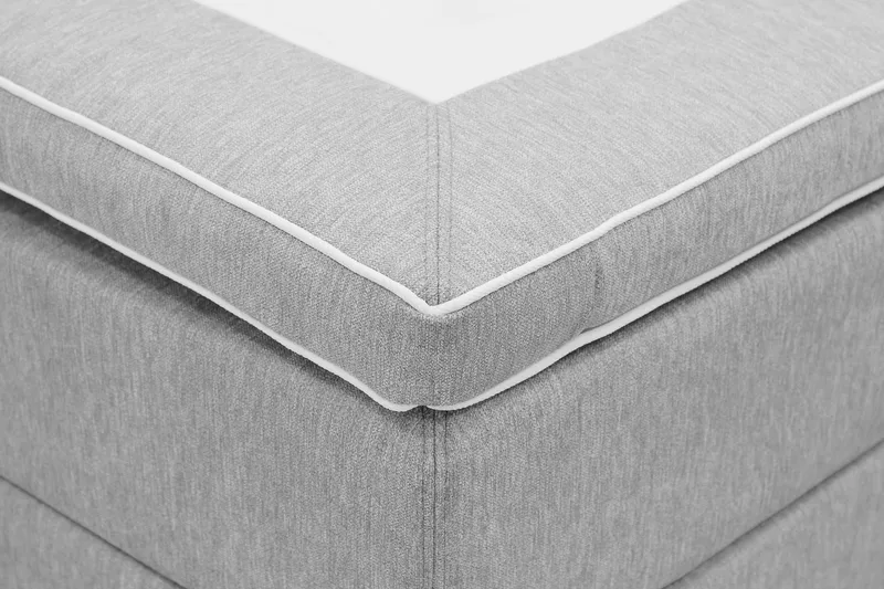 Hilton High Komplet Sengepakke 160x200 cm - Grå - Møbler - Senge - Kontinentalsenge