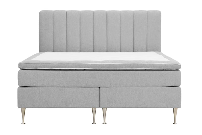 Hilton High Komplet Sengepakke 160x200 cm - Grå - Møbler - Senge - Komplet sengepakke