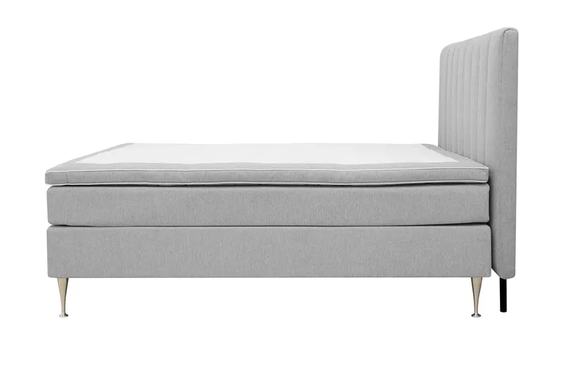 Hilton High Komplet Sengepakke 160x200 cm - Grå - Møbler - Senge - Kontinentalsenge