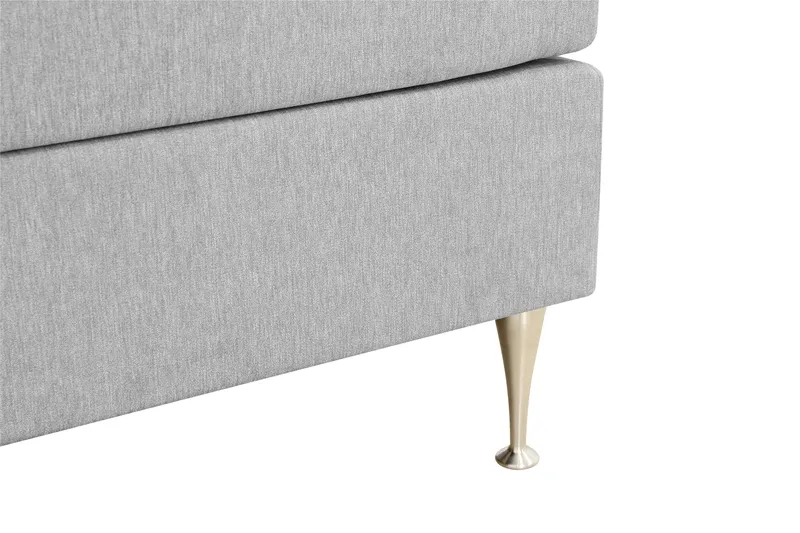 Hilton High Komplet Sengepakke 160x200 cm - Grå - Møbler - Senge - Kontinentalsenge