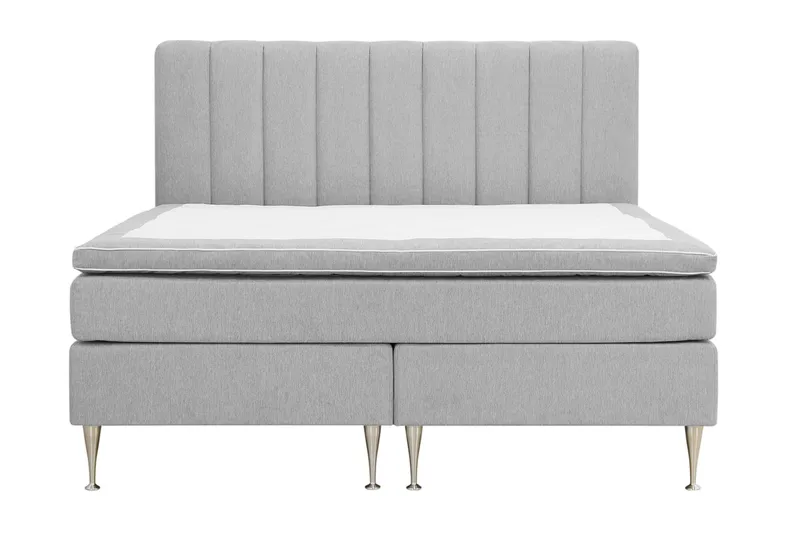 Hilton High Komplet Sengepakke 160x200 cm - Grå - Møbler - Senge - Kontinentalsenge