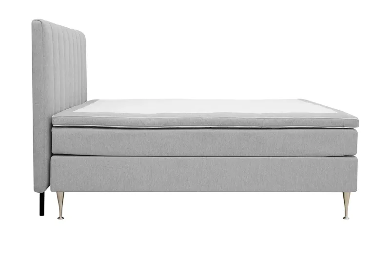 Hilton High Komplet Sengepakke 160x200 cm - Grå - Møbler - Senge - Kontinentalsenge