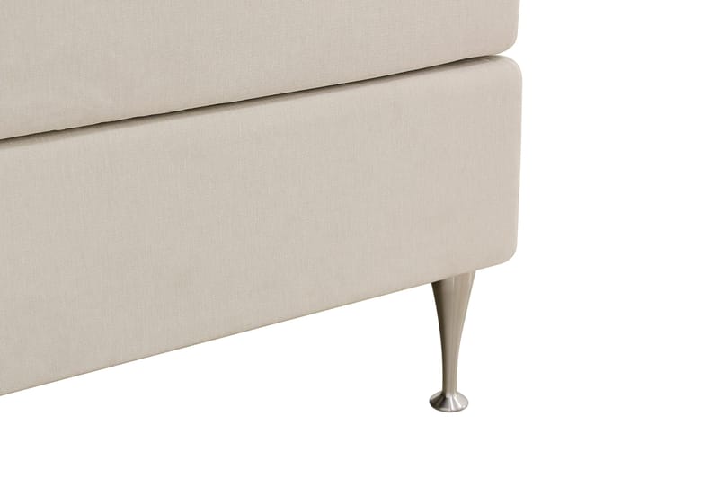 Hilton High Komplet Sengepakke 160x200 cm - Lys beige - Møbler - Senge - Kontinentalsenge