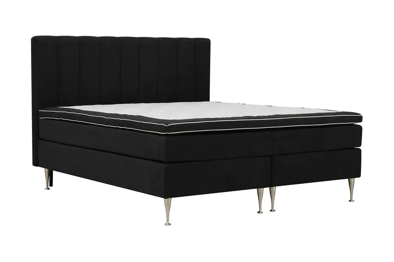 Hilton High Komplet Sengepakke 160x200 cm - Mørkegrå - Møbler - Senge - Kontinentalsenge