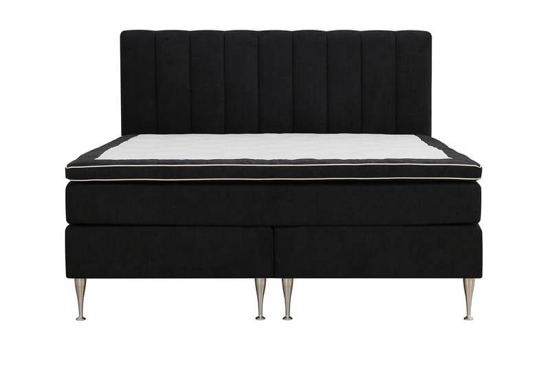 Hilton High Komplet Sengepakke 160x200 cm - Mørkegrå - Møbler - Senge - Kontinentalsenge