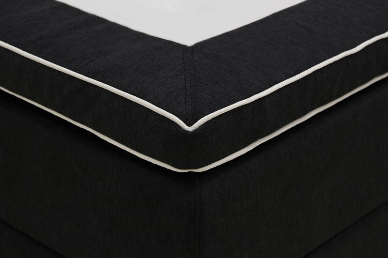 Hilton High Komplet Sengepakke 160x200 cm - Mørkegrå - Møbler - Senge - Kontinentalsenge