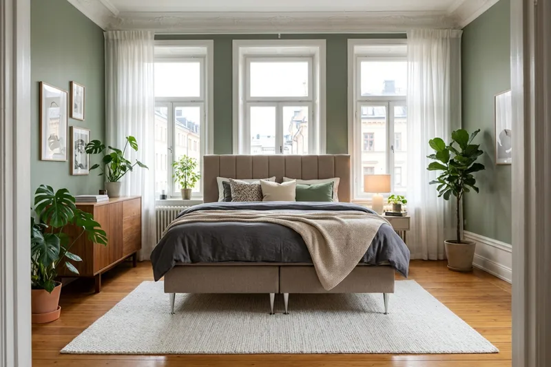 Hilton High komplet sengepakke 180x200 cm - Brun - Møbler - Senge - Kontinentalsenge