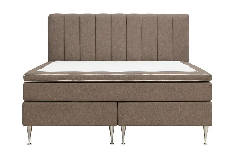 Hilton High komplet sengepakke 180x200 cm - Brun - Møbler - Senge - Kontinentalsenge