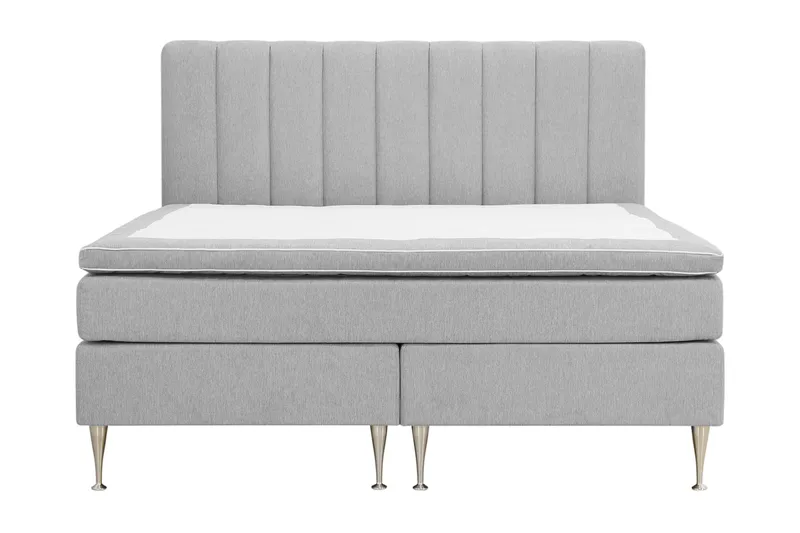 Hilton High Komplet Sengepakke 180x200 cm - Grå - Møbler - Senge - Kontinentalsenge