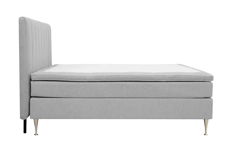 Hilton High Komplet Sengepakke 180x200 cm - Grå - Møbler - Senge - Kontinentalsenge
